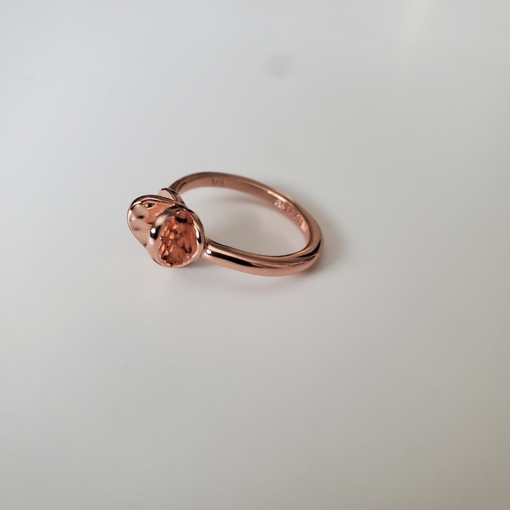 Ted Baker ROSE GOLD Confetti Heart Ring - Picture 2 of 3